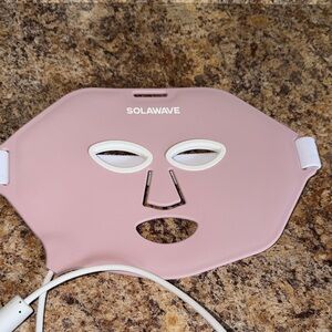 Solawave Pink Red Light Therapy Facial Mask